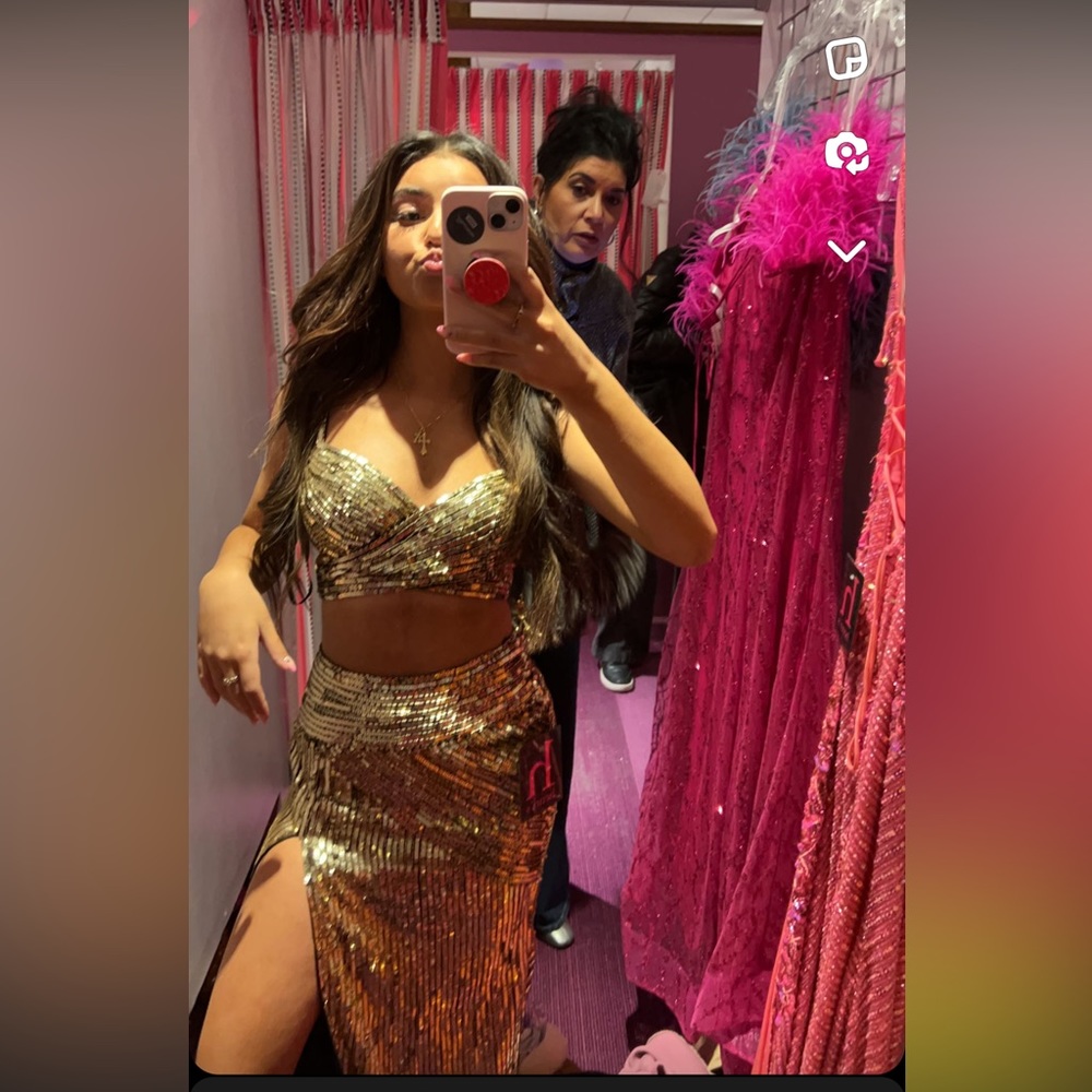 Sherri Hill 2 Piece Prom Dress SIZE 0